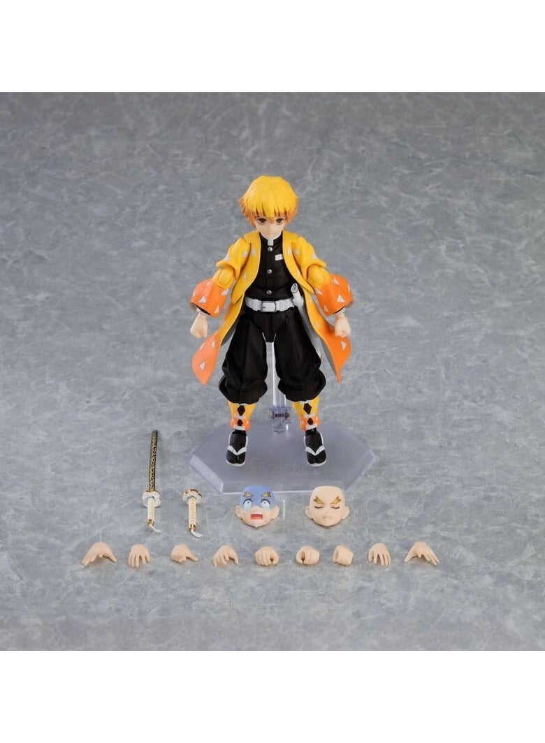 general Demon Slayer: Kimetsu no Yaiba Zenitsu Agatsuma articulated figure and can be given as a gift to friends and fans - Image 3