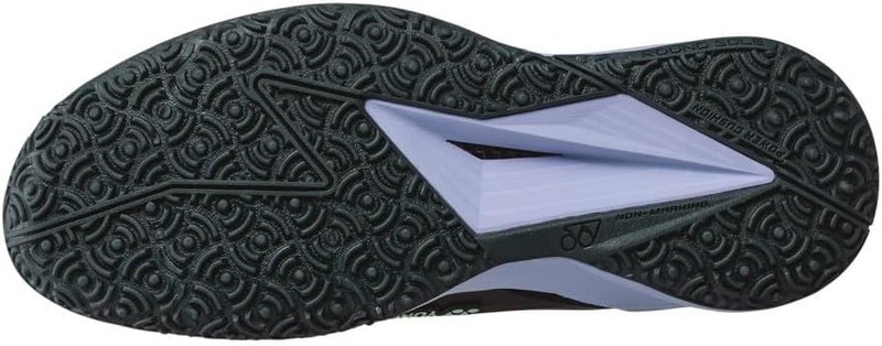 YONEX Mens Eclipsion 5 Cly Tennis Shoes - Black and Lilac - Image 2