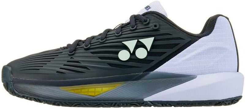 YONEX Mens Eclipsion 5 Cly Tennis Shoes - Black and Lilac - Image 3