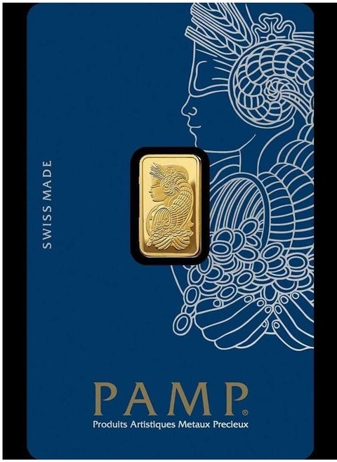 24 carat Swiss gold bar - 10 grams