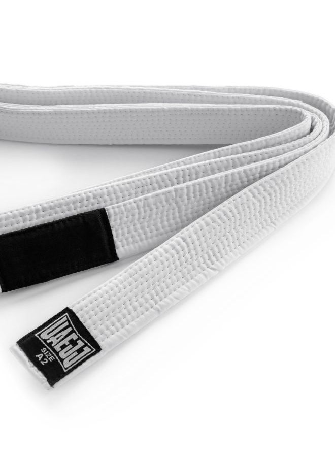 UAEJJ - Jiu Jitsu Kimono Karate & Martial Arts Belt For Kids (White) - Image 1