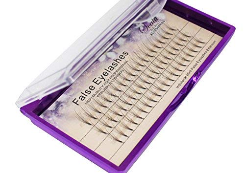 BODERMINCER Eyelash Extensions Russian Volume 5D Fans Phoenix Tail Design Premade Fnas Individual False Eyelashes Cluster Thickness 007mm C Curl 816mm to Choose 8mm