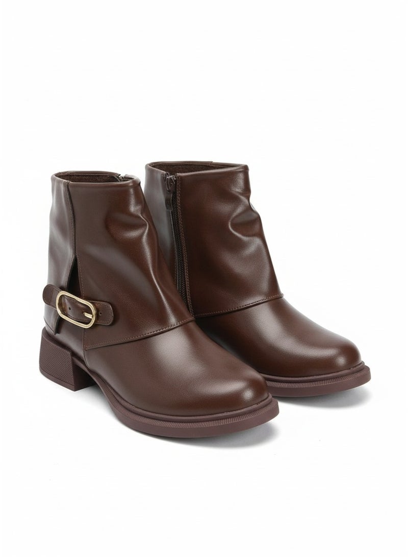 فيبراندا بوت نسائي أنيق بتصميم عملي - Image 2