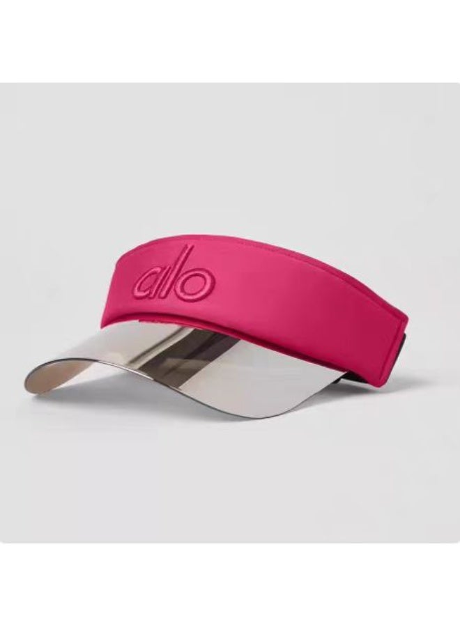 alo Alo Yoga Sun Visor Hat for Outdoor Sports, Tennis, Golf, and UV Protection with Built-in Mesh Sweatband - Image 3