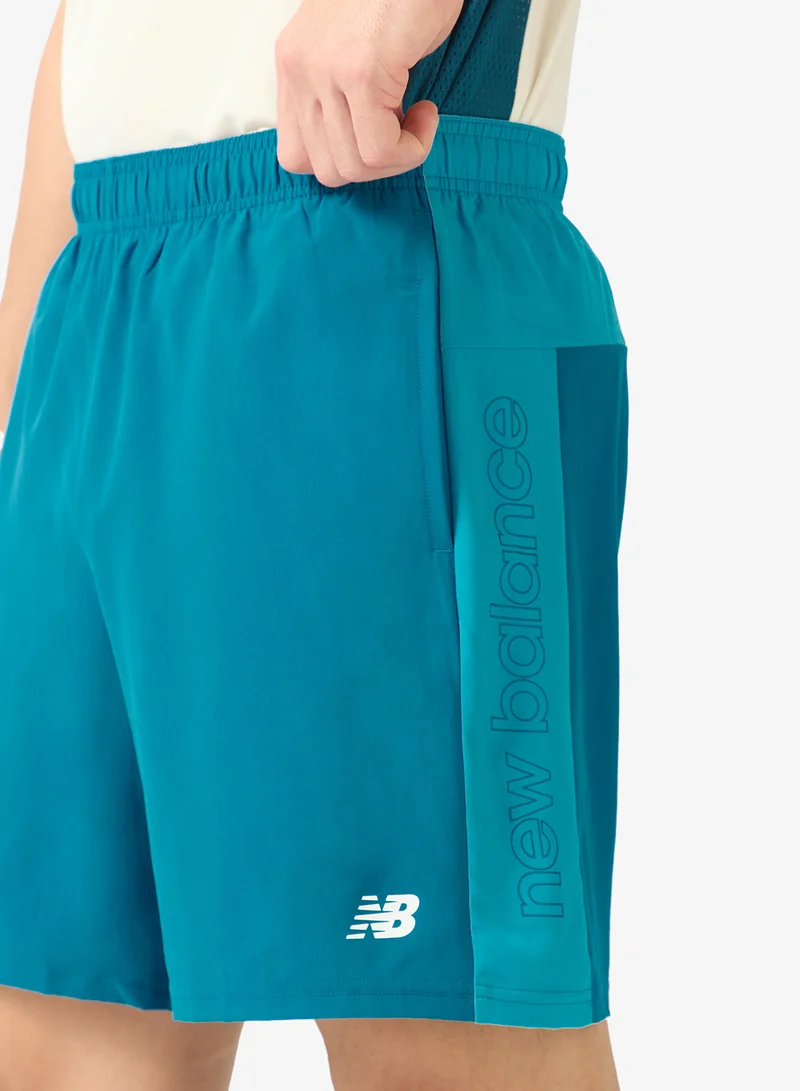 New Balance NORTH SEA (NOS) 7" Unlined Brand Graphic Shorts for Men | Best Price UAE