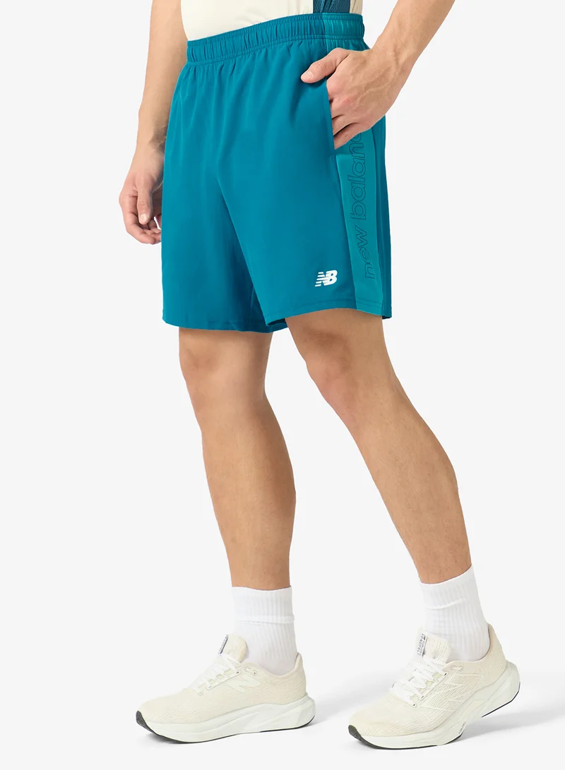 7" Unlined Brand Graphic Shorts