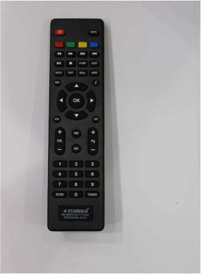 Stargold Satellite Receiver Remote Control Replacement For Sg 640Hd Mini Sg 610Hd Mini Sg 730Hd  - Image 1
