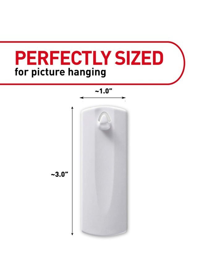 Command sawtooth frame hanger, 4 lb capacity, indoor use, 4-hangers, decorate damage-free - Image 2
