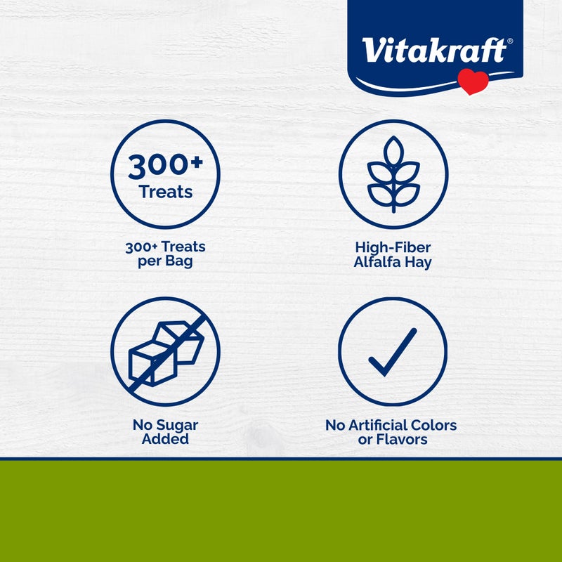 Vitakraft Nibble Rings Small Animal Treats - Crunchy Alfalfa Snack - For Rabbits, Guinea Pigs, Hamsters, and More - Image 2