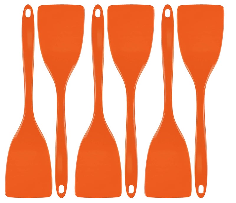 Reston Lloyd 6 Piece Durable Melamine Spatula Set Orange - Image 1