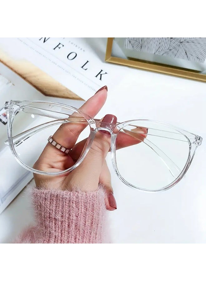 SCENT HOUSE Unisex Classic Full Rim Eyeglass Frames | 1pc/2pcs | Acetate Plastic | Lightweight, Durable, Anti-fog | Optical Glasses | Unisex | Classic | with Anti-fog Cloth (Includes eyeglass case)
,blue lighe blocking glasses,eyeglasses - Image 1