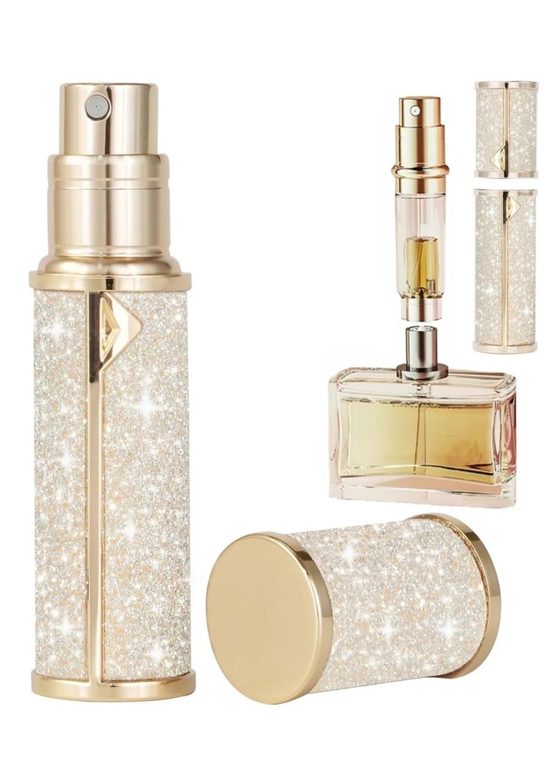 لويشانتزل زجاجة عطر صغيرة محمولة قابلة لإعادة التعبئة، بخاخ عطر قابل لإعادة التعبئة، حقيبة مضخة إعادة التعبئة للسفر والخروج (5 مل)  - Image 1