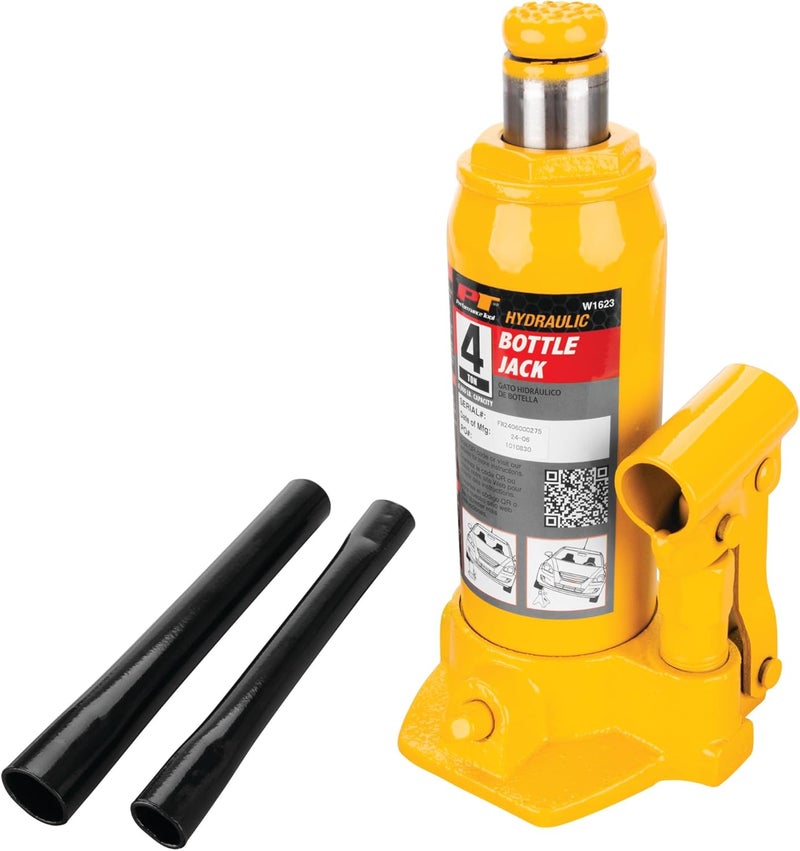 Performance Tool W1623 4-Ton Heavy Duty Hydraulic Bottle Jack - Image 1