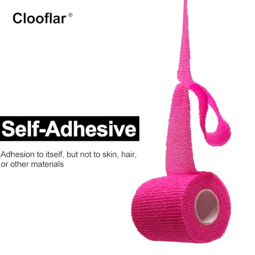 Clooflar 16 Pack Self Adhesive Bandage Wrap 2 X 5 Yards Black Elastic Cohesive Bandage Wrap for Sports Wrist Ankle and Vet Wrap Grip Tape - Image 5