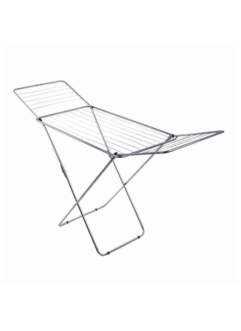 Cuisine Art Clothes Dryer 18M - Foldable Drying Rack with White Frame and Red Legs, 180cm x 50cm x 108.5cm  - Image 1