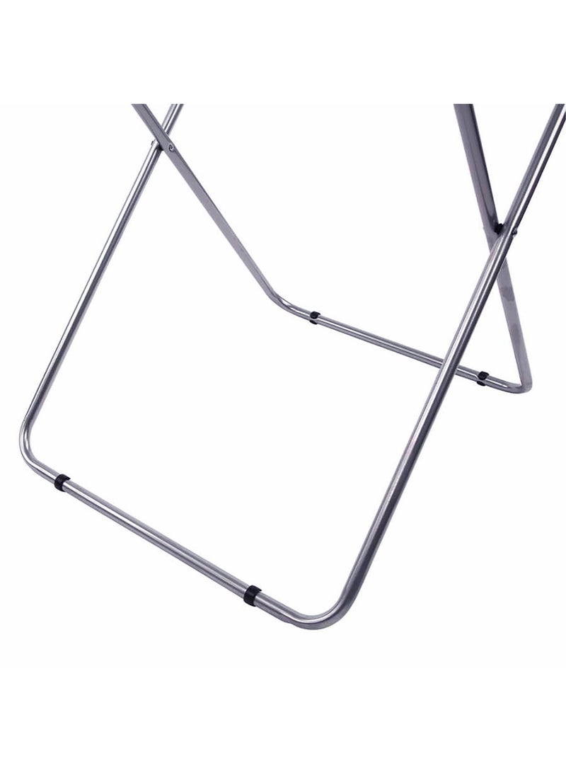 كويزين أرت مجفف ملابس  متر - رف تجفيف قابل للطي بإطار وأرجل فضية - Image 5