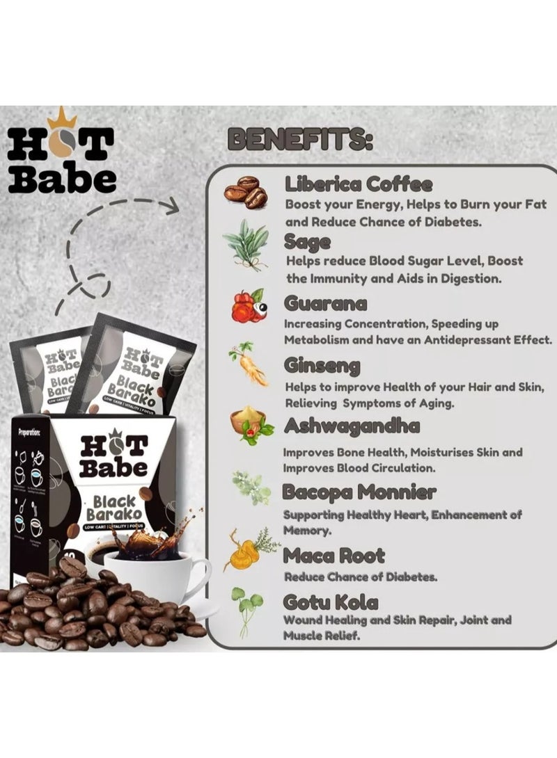 HOT BABE BLACK BARAKO LOW CARB VITALITY FOCUS - Image 2