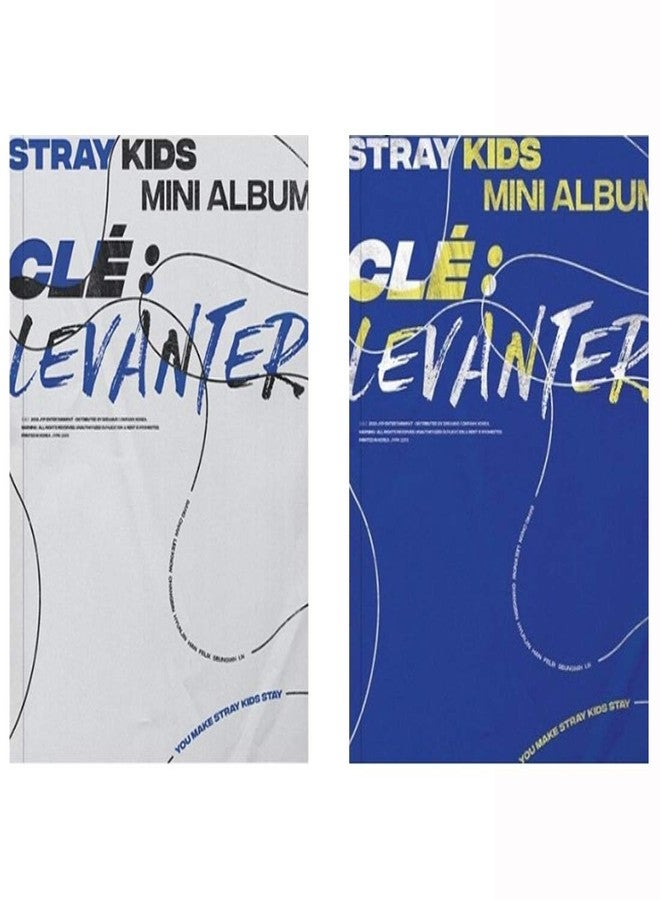 ستاري كيدز STRAY KIDS Clé: ألبوم Levanter (إصدار CLE + مجموعة إصدارات LEVANTER) 2 قرص مضغوط + 2 كتاب صور + 6 بطاقات صور QR + (4 بطاقات صور إضافية + بطاقة صور مزدوجة الجوانب) - Image 1