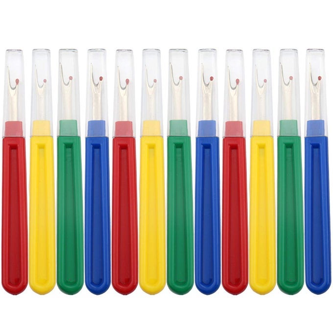 12 PACK LARGE SIZE SEAM RIPPER SEWING RIPPER SET FOR SEWING CLOTH