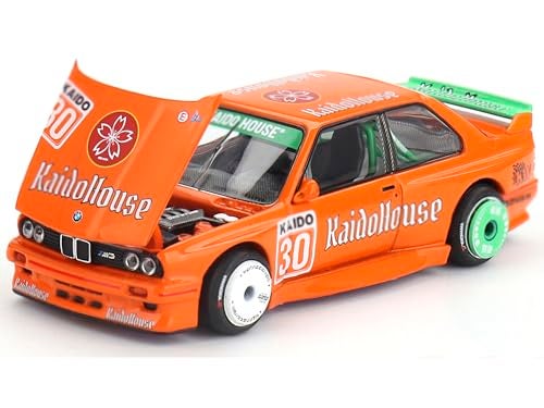 MINI GT M3 KaidoHaus V130 Orange Designed by Jun Imai Kaido House Special 164 Diecast Model Car KHMG177 - Image 1