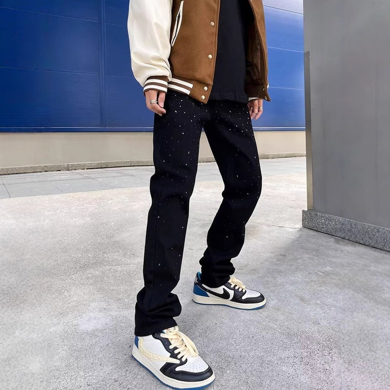 Unisex Classic Denim Jeans Loose Fit Daily Outdoor Wear - Image 4