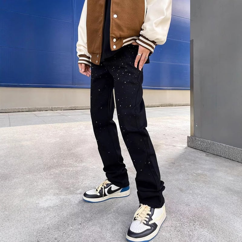 Unisex Classic Denim Jeans Loose Fit Daily Outdoor Wear - Image 3