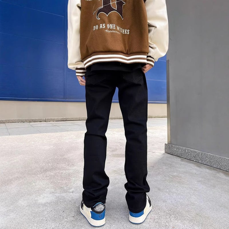 Unisex Classic Denim Jeans Loose Fit Daily Outdoor Wear - Image 5