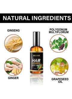 EELHOE Plant Extract Series Hair Growth Oil, Ginger Essential Oil Hair Growth, for Hair Loss, Hair Grow Thicker And Longer, Fast Hair Growth  - Image 3