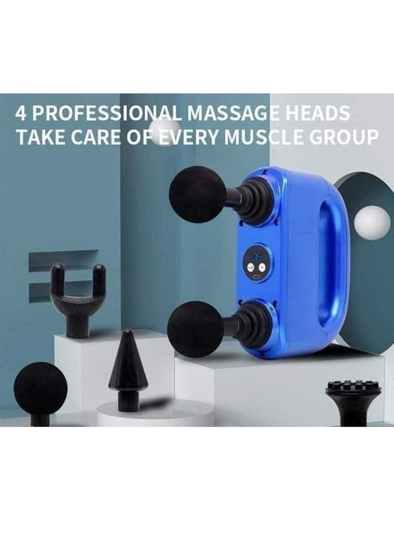 Generic - Deep tissue massage pistol with a double head - Image 1
