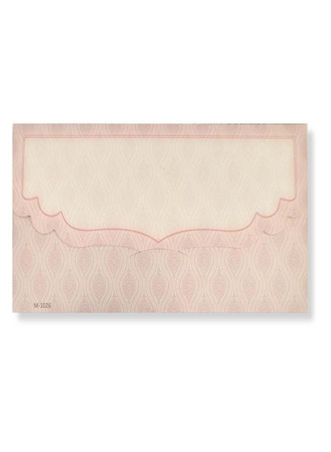 Fonsie cash shagun fancy design envelopes pack of 10 for gifting money on wedding gift, baby shower gift, shagun, family gatherings(Mehal pink) - Image 3