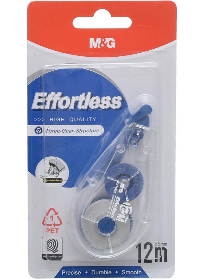 M&G Effortless Correction Tape, 12m x 5mm for Smooth, Precise Writing Error Fixes, Assorted Colors - Image 2