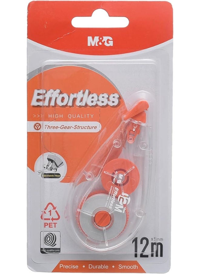 M&G Effortless Correction Tape, 12m x 5mm for Smooth, Precise Writing Error Fixes, Assorted Colors - Image 3