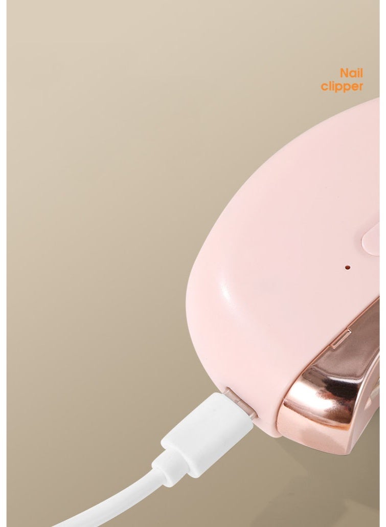 ‏مقص أظافر كهربائي متعدد الوظائف - مقص اظافر مقص ومبرد 2 في 1 تصميم, USB آمن وقابل للشحن مقص أظافر للرضع, اطفال و adults - Image 2