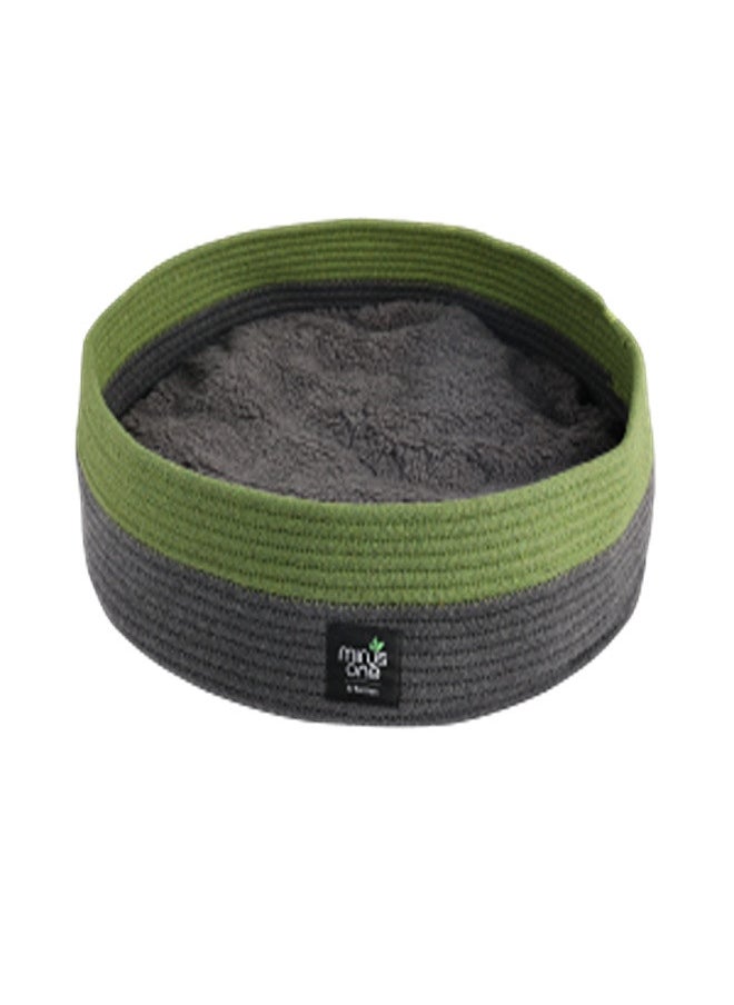 all for paws Cat Cuddler Bed - Meadow Green 