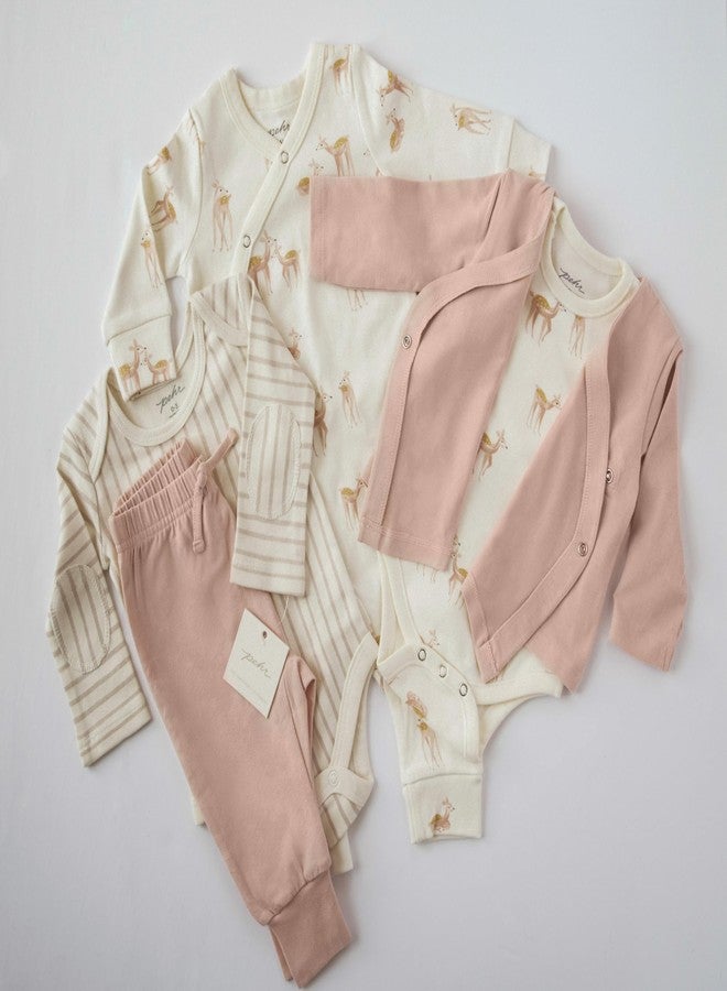 PEHR Kimono Romper Giraffe / 0-3 mos. - Image 2