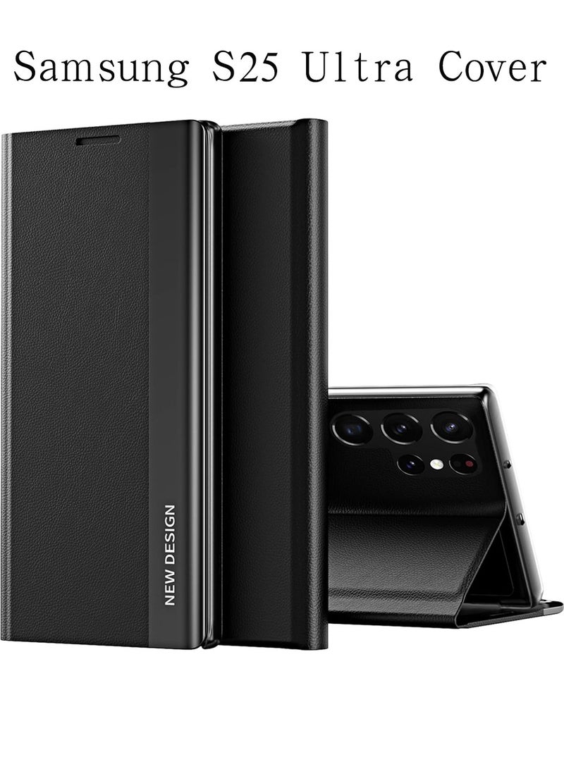 X-level Samsung Galaxy S25 Ultra Cover Case with Full Body Back Front Screen Slim Flip Cover,Anti-Scratch,Nano Adsorption,Stand Function,Protector for Samsung S25 Ultra - Image 1