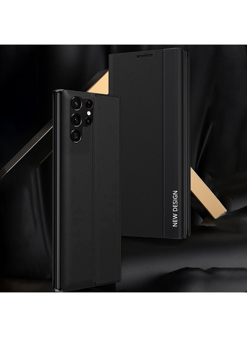 X-level Samsung Galaxy S25 Ultra Cover Case with Full Body Back Front Screen Slim Flip Cover,Anti-Scratch,Nano Adsorption,Stand Function,Protector for Samsung S25 Ultra - Image 2