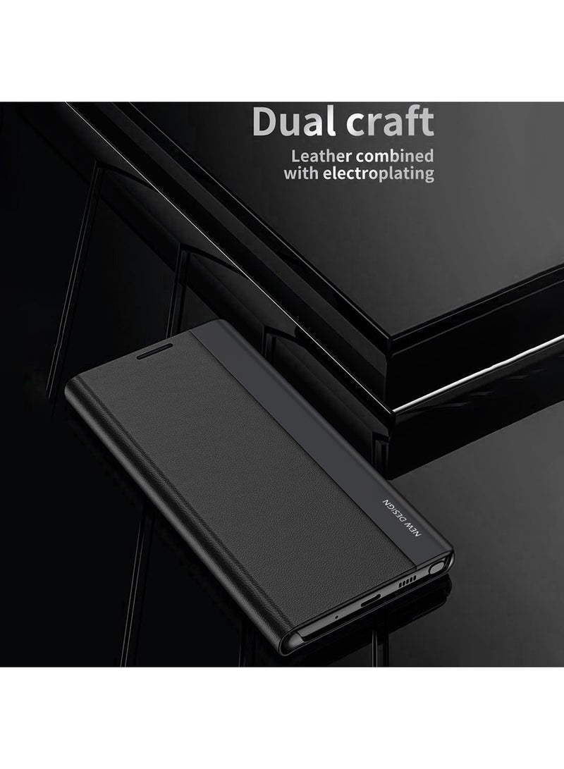 X-level Samsung Galaxy S25 Ultra Cover Case with Full Body Back Front Screen Slim Flip Cover,Anti-Scratch,Nano Adsorption,Stand Function,Protector for Samsung S25 Ultra - Image 3