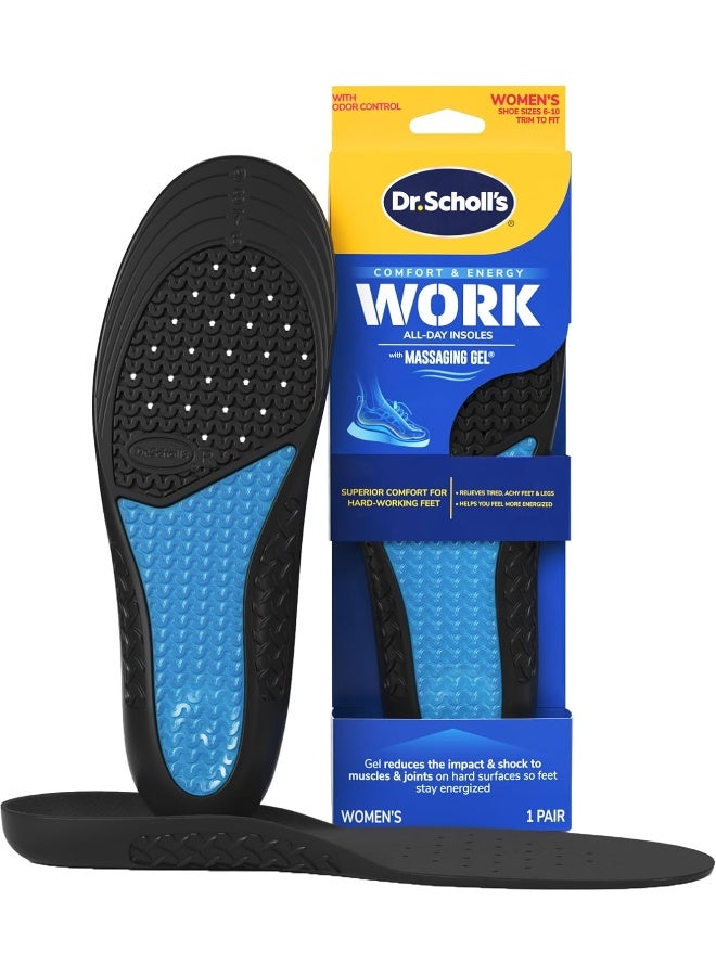 Dr. Scholl's Dr. Scholl's Work Insoles All-Day Shock Absorption and Reinforced Arch Support that Fits in Work Boots and More (for Women's 6-10)  - Image 1