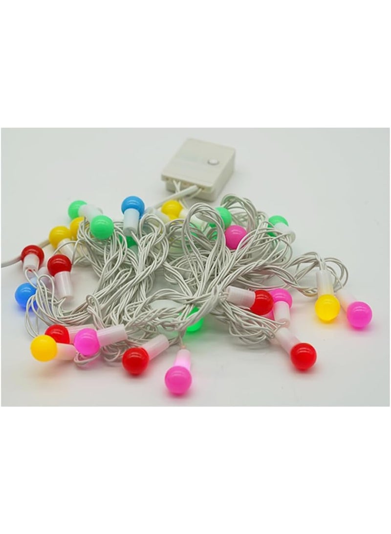 ALLTEC Colorful Ball String Lights – 28 LED Multicolor, 5 Meter Decorative Lights for Indoor & Outdoor Parties, Weddings & Christmas - Image 4