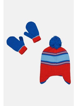 PAW PATROL Toddlers Boy 2 Pcs Beanie And Gloves Set, Red  - Image 2