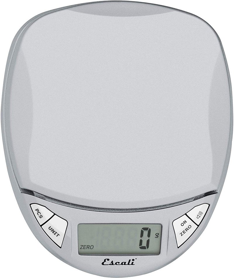 Escali Pico N115S Kitchen, Office Scale, Tare Functionality, Compact Design, LCD Digital Display, 11lb Capacity, Silver/Grey - Image 3