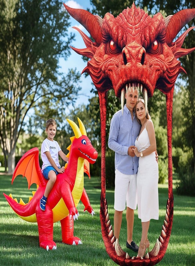 LUUFILx Dragon Birthday Party Decorations Dragon Door Banner Porch Sign for Boys Birthday Backdrop Hanging for Baby Shower Party Supplies Favors - Image 2
