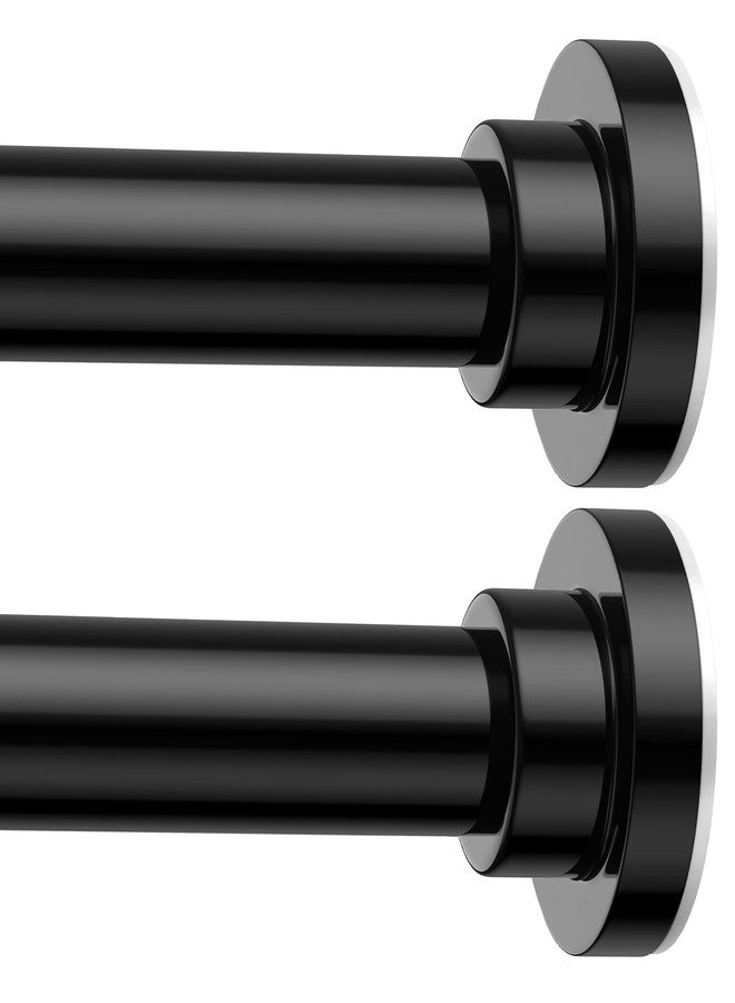 AIZESI 2Pack Spring Tension Rod 32-64 Inch Tension Curtain Rods Adjustable Black Shower Rod No Drilling for Window, Doorway, Closet, Bathroom, Kitchen - Image 1