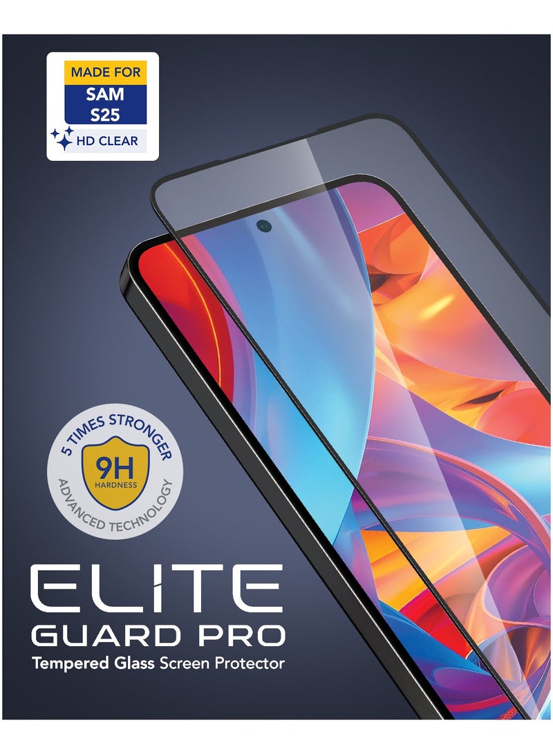 Remson Elite Guard Pro Tempered Glass Screen Protector HD Clear 9H Hardness Full Coverage with Installation Tool Kit compatible for Samsung Galaxy S25 Plus 6.7 inch - Image 5
