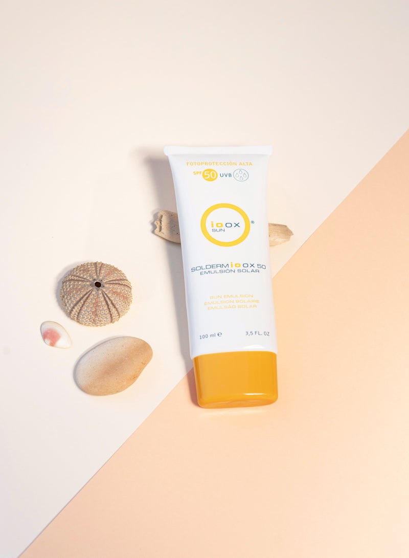 أيووكس IOOX Sun Solderm SPF 50 -  واقي شمس عالي الحماية (100 مل) - صناعة اسبانية - Image 2