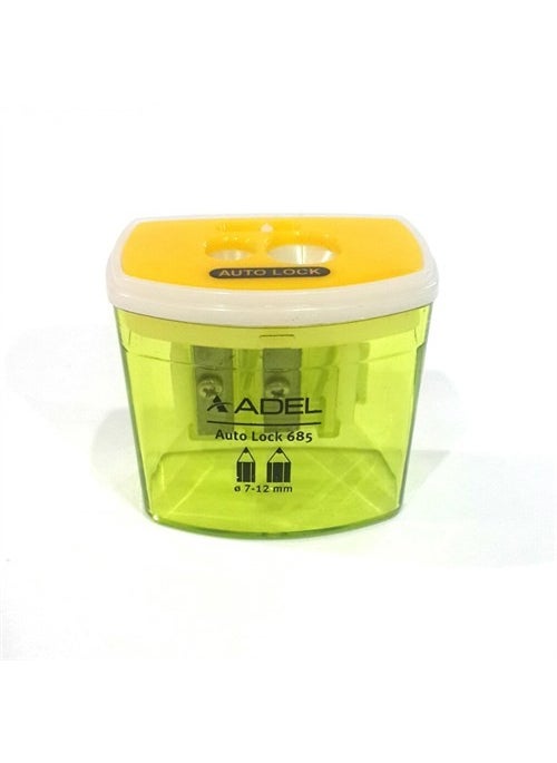 Adel Pencil Sharpener Auto Lock Double 685 Reservoir 