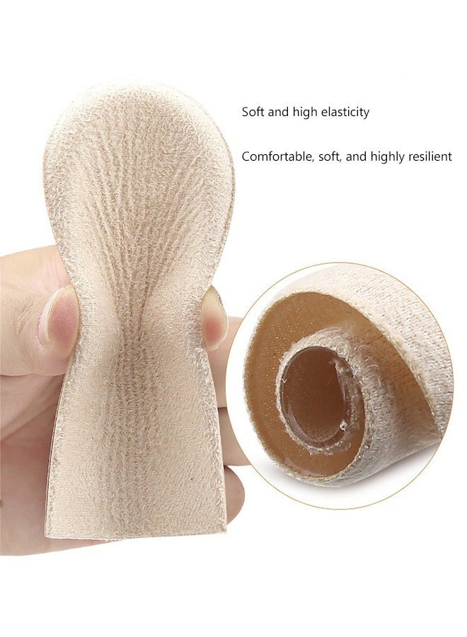1 Pair Heel Lift Inserts, 4 Layer 2.5CM Adjustable Orthopedic Gel Shoe Lifts for Leg Length Discrepancies, Heel Pain Achilles Tendonitis Heel Cushion for Men 9-14 or Women 10-13 Size S