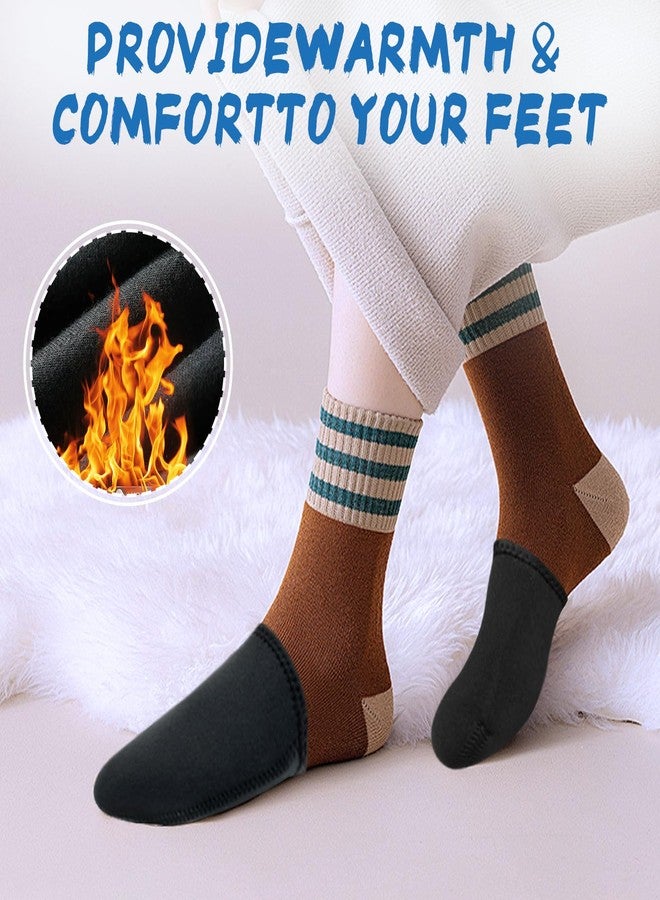 KAHIT Neoprene Toe Covers 2 Pairs 3mm Reusable Toe Warmers Toe Warmers Reusable Heated Toe Warmers Ice Bath Toe Covers Toe Warmer Socks Heated Toe Socks Toe Covers for Ice Bath(2 Pairs-Black-M) - Image 5