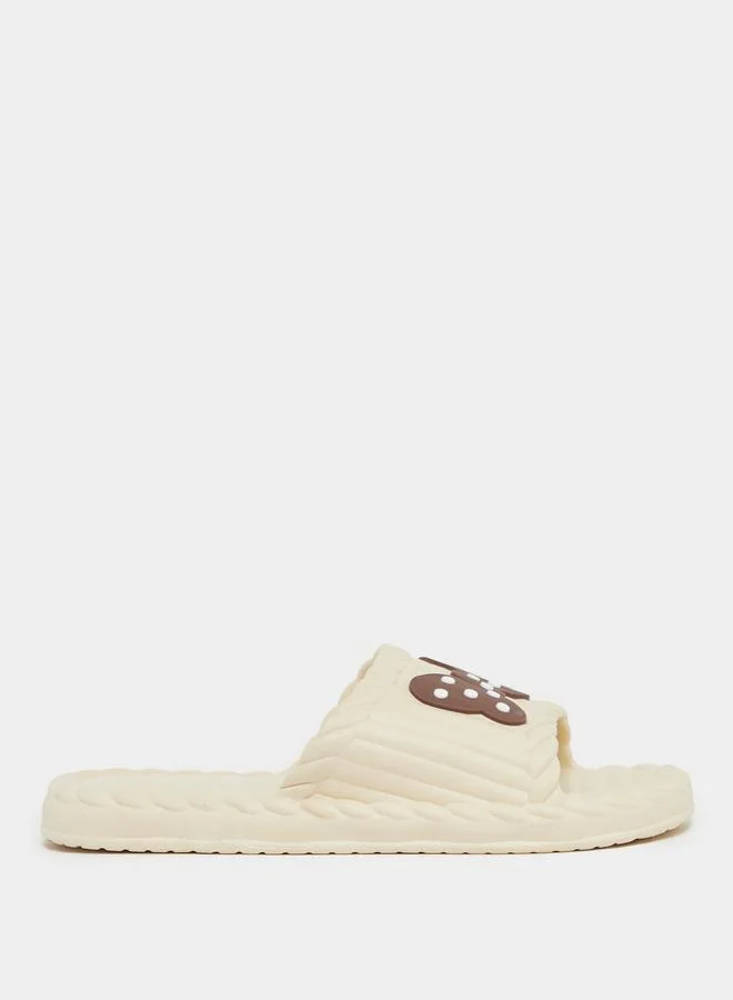 Take Two Take Two Bow Design Foam Slipper